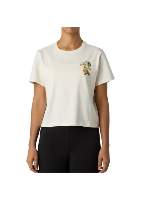 w flora embro regular short sleeve tee-g THE NORTH FACE | NF0A8G9QQLI1.QLI1